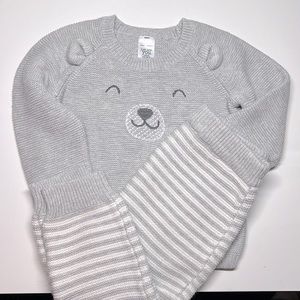 Baby Knit Sweater and Pants set